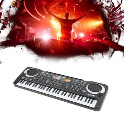 6104 61 Key Digital Electric Piano Keyboard On Sale Keyboards Music for Kids Adults Or Children Beginners Electronic W/Mic Organ   